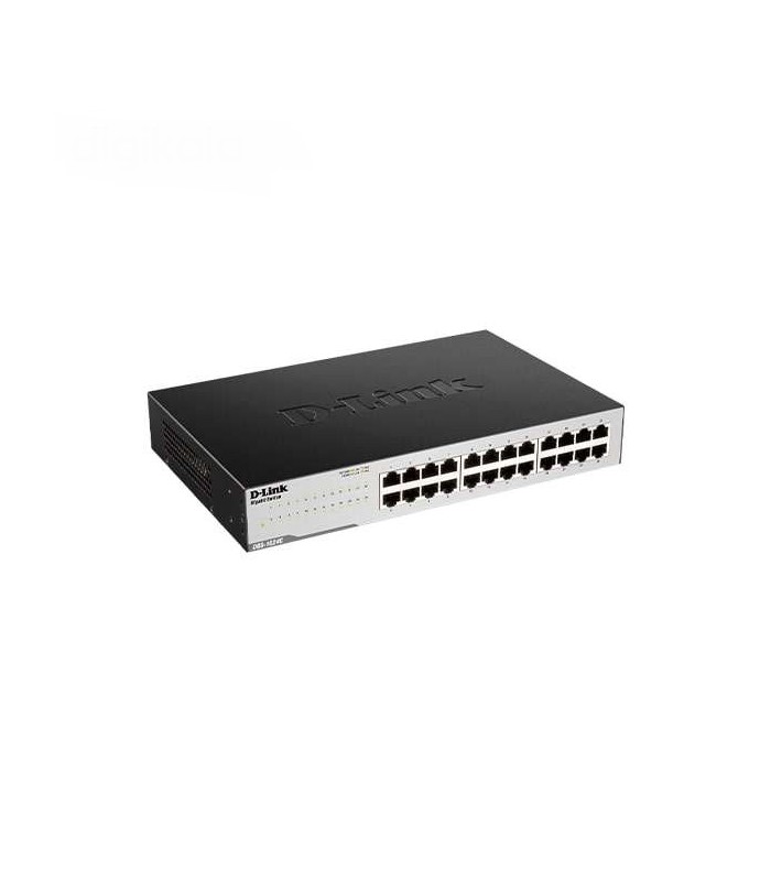 سوئیچ غیرمدیریتی 24 پورت دی لینک مدل DGS-1024C D-Link DGS-1024C 24Port Unmanaged Switch