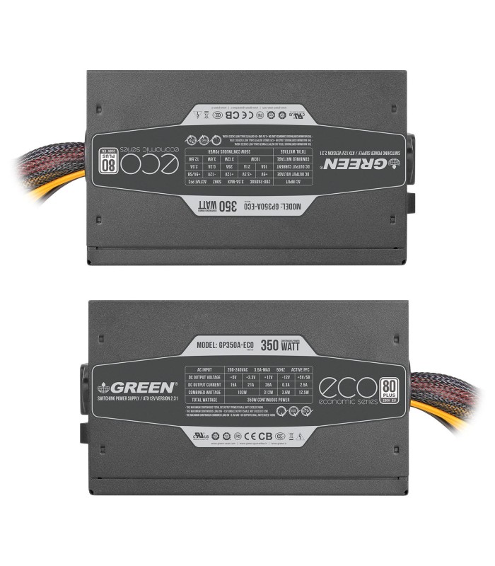 منبع تغذیه گرین مدل GP350A-ECO Rev3.1