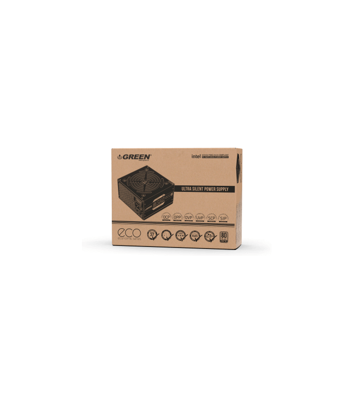 منبع تغذیه کامپیوتر گرین مدل GREEN POWER GP450A ECO 450W Plus Standard