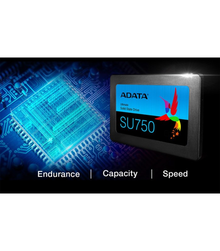 اس اس دی ای دیتا ساتا مدل SU750 ظرفیت 256 گیگابایت SSD ADATA SATA3 SU750 256GB