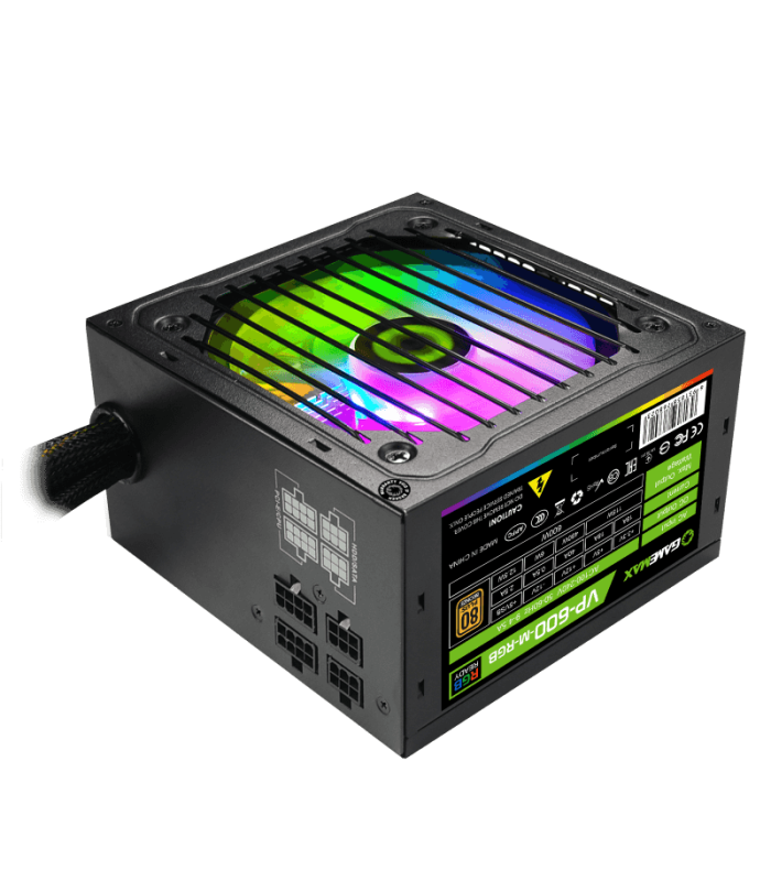 پاورمنبع تغذیه کامپیوتر GameMax VP 600 RGB M