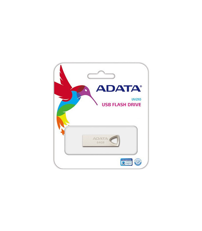 فلش مموری ای دیتا مدل UV210 ظرفیت 64 گیگابایت ADATA FLASH UV210 64GB