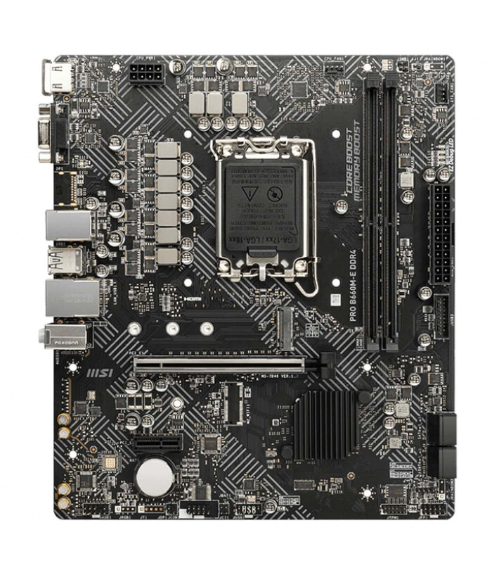 مادربرد ام اس آی مدل MSI MAINBOARD PRO B660M-E DDR4