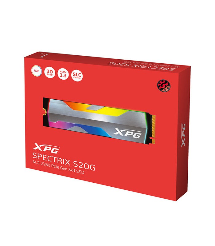 اس اس دی اینترنال ای دیتا ایکس پی جی مدل XPG SPECTRIX S20G 500GB RGB M.2