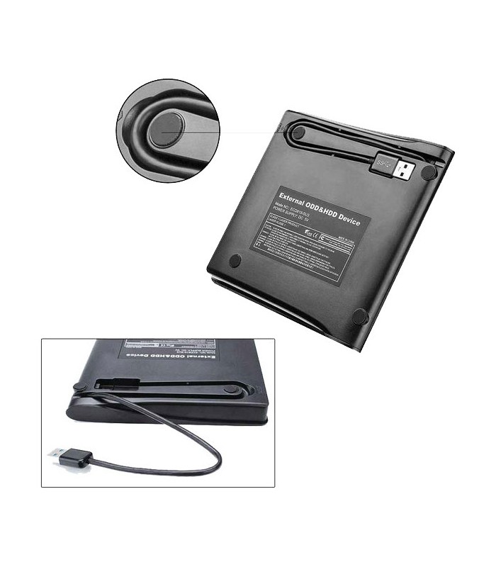 درایو دی وی دی اکسترنال ام اس آی مدل DVD DRIVE EXTERNAL MSI ECD-819