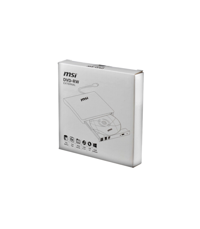 درایو دی وی دی اکسترنال ام اس آی مدل DVD DRIVE EXTERNAL MSI ECD-819