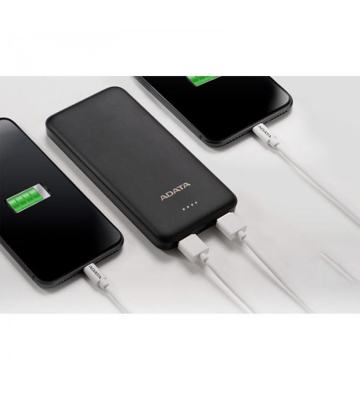 پاوربانک ۱۰ هزار میلی آمپر ای دیتا Power bank Adata T10000