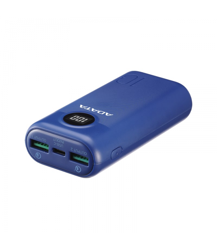 پاوربانک فست شارژ ای دیتا مدل POWER BANK ADATA P10000QCD 10000MHZ 22.5W