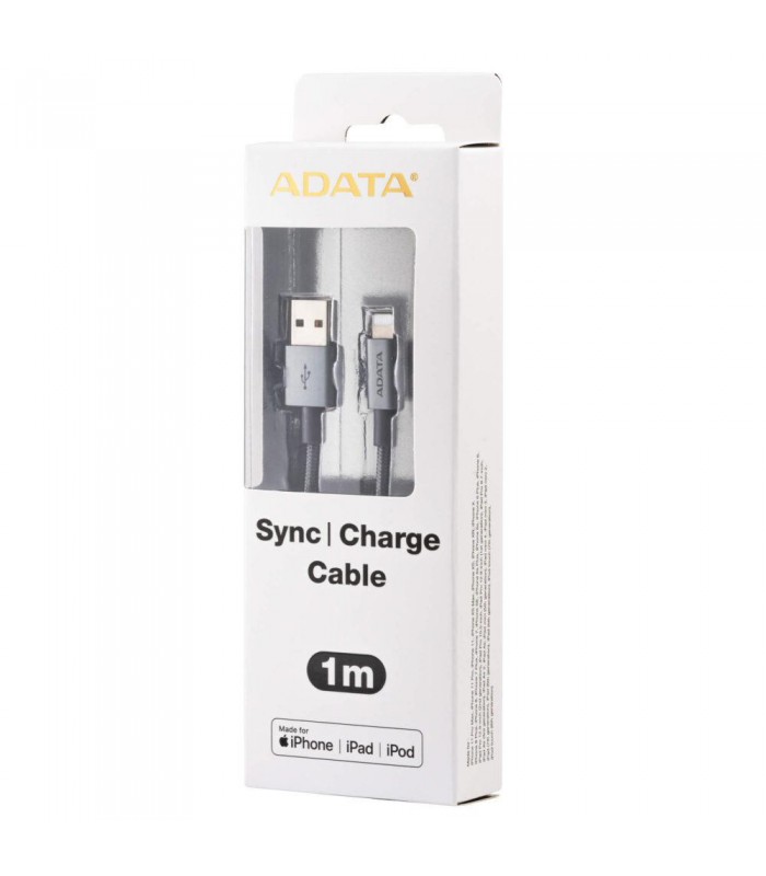 کابل تبدیل USB به لایتنینگ ای دیتا مدل Sync And Charge طول 1 متر Adata Sync And Charge USB To Lightning Cable 1m