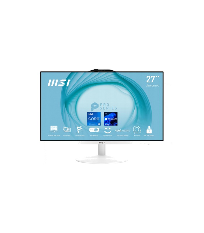 کامپیوتر همه کاره 27 اینچی ام اس آی مدل All In One MSI PRO AP272P - i3 13100 - 8GB DDR5 - 500GB SSD - Intel - Non Touch