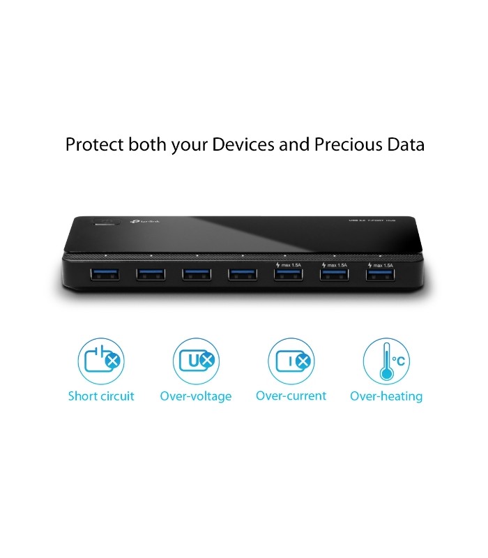 هاب USB 3.0 هفت پورت تی پی-لینک مدل UH700