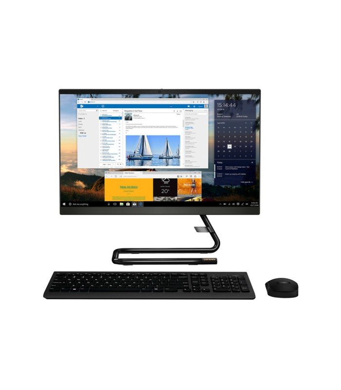 کامپیوتر همه کاره 23.8 اینچی لنوو مدل All in one Lenovo A340 - i5 10210U - 4GB DDR4 - 1TB HDD - Intel
