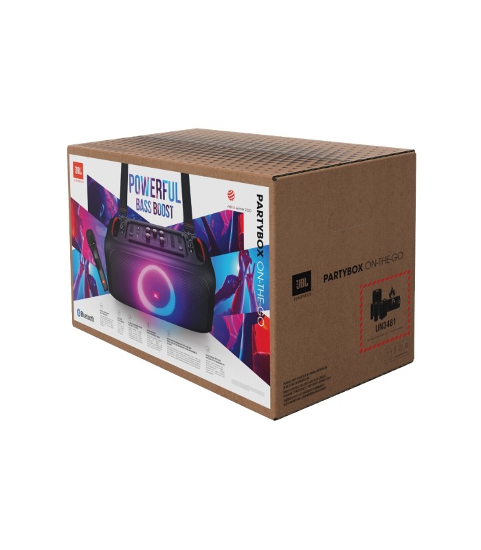 اسپیکر بلوتوثی قابل حمل جی بی ال مدل JBL Partybox on the go bluetooth speaker