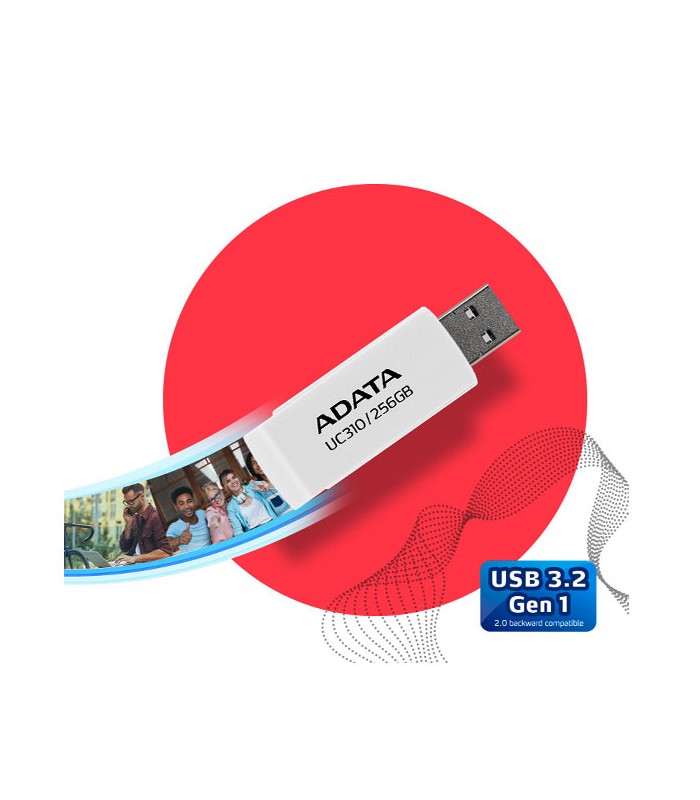 فلش مموری ای دیتا مدل UC310 ظرفیت 128 گیگابایت ADATA FLASH UC310 128GB