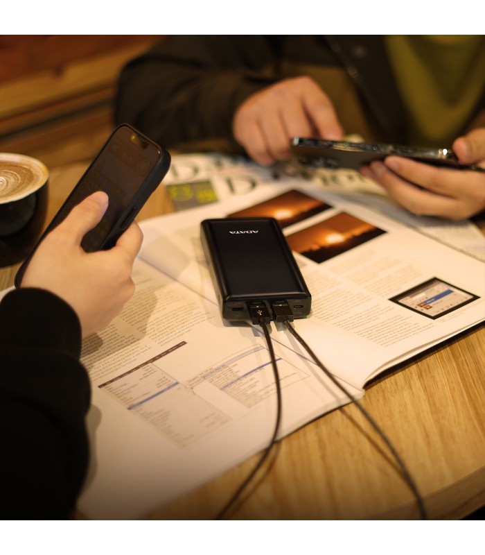 پاوربانک ای دیتا مدل C20 ظرفیت 20000 میلی آمپر ساعت ADATA POWERBANK C20 20000MAH