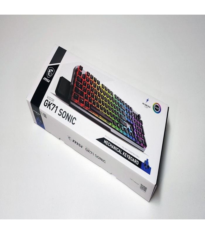 کیبورد مخصوص بازی ام اس آی مدل KEYBOARD MSI VIGOR GK71 SONIC BLUE