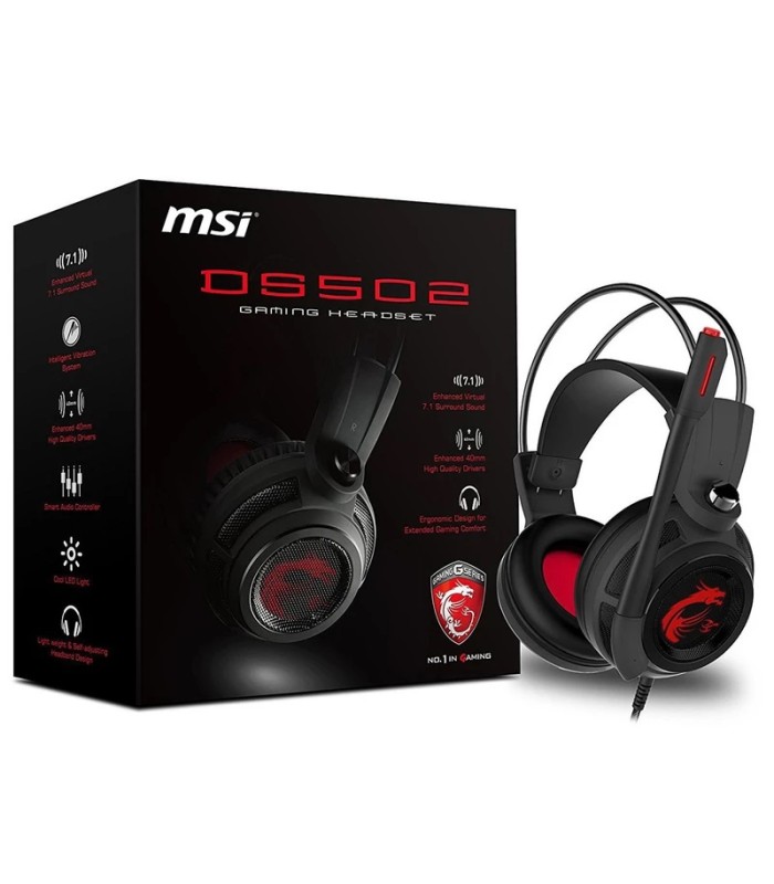 هدست مخصوص بازی ام اس آی مدل Headset MSI DS502 GAMING