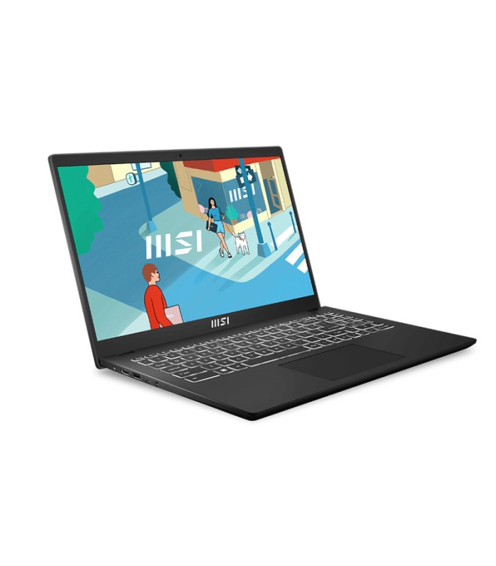 لپ تاپ 15.6 اینچی ام اس آی مدل LAPTOP MSI MODERN 15 B12M - i5 1235U - 8GB DDR4 - 512GB SSD - Intel - Non Touch