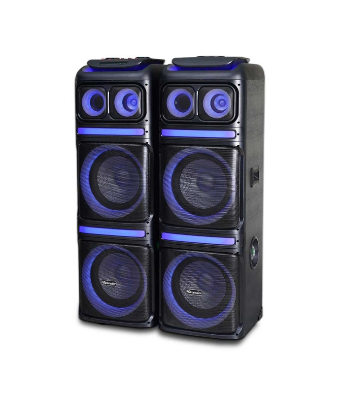 اسپیکر دیجی مکسیدر مدل SPEAKER MAXEEDER AL246 PARTY LIGHT