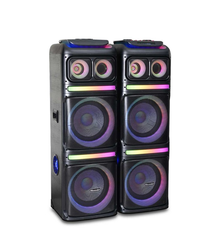اسپیکر دیجی مکسیدر مدل SPEAKER MAXEEDER AL246 PARTY LIGHT