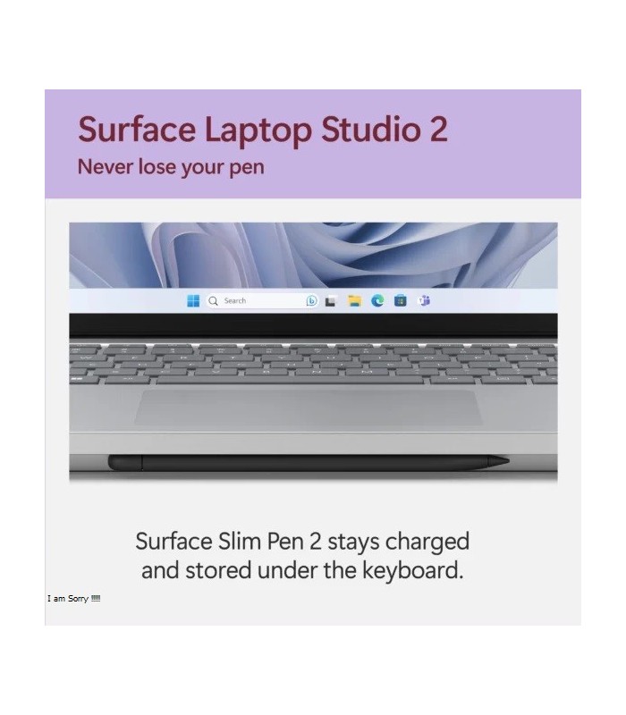 لپ تاپ 14 اینچ لمسی مایکروسافت سرفیس LAPTOP MICROSOFT SURFACE STUDIO 2 - i7 13700H - 64GB DDR5 - 1TB SSD - 8GB RTX4060 - Touch