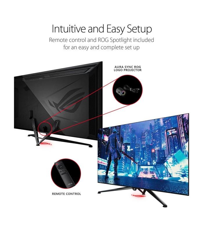 مانیتور گیمینگ 65 اینچی ایسوس مدل MONITOR ASUS ROG SWIFT PG65UQ