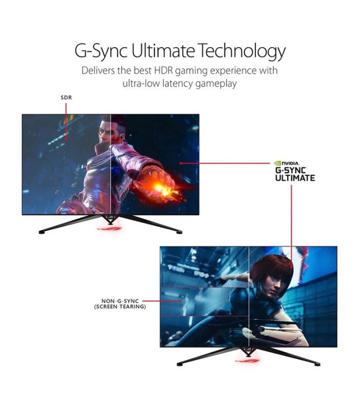 مانیتور گیمینگ 65 اینچی ایسوس مدل MONITOR ASUS ROG SWIFT PG65UQ