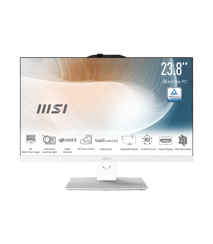 کامپیوتر همه کاره 23.8 اینچی ام اس آی مدل All In One MSI AM242P 1M - CORE 7  150U - 16GB DDR5 - 500GB SSD - Intel - Non Touch