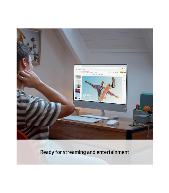 کامپیوتر همه کاره 23.8 اینچی اچ پی مدل All In One HP CA2187NH - C - i5 13400T - 16GB DDR4 - 1TB SSD - 4GB RTX3050 - Non Touch