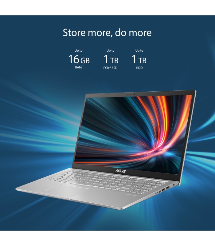 لپ تاپ 15.6 اینچی ایسوس مدل LAPTOP ASUS VIVOOBOOK 15 X515KA - CELERON N4500 - 4GB DDR4 - 256GB SSD - Intel - Non Touch