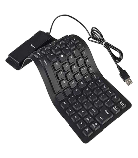 کیبورد ژله ای بدون نام لاک فلکسیبل KEYBOARD WIRED FLEXIBLE