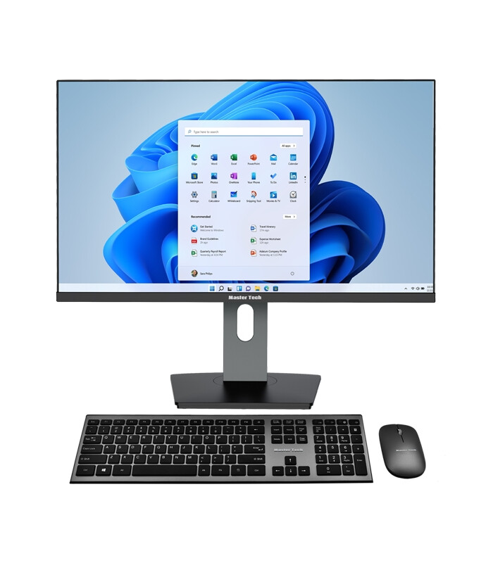 کامپیوتر همه کاره 27 اینچی مسترتک مدل All In One MasterTech ZN270 C516SB - i5 12400 - 16G DDR4 - 512GB SSD - Intel - Non Touch