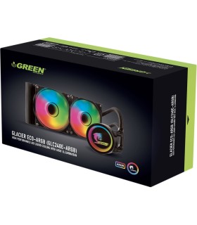 خنک کننده پردازنده کامپیوتر گرین مدل FAN CPU GREEN GLC240-ECO