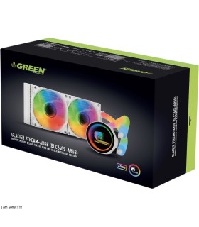 خنک کننده پردازنده کامپیوتر گرین مدل FAN CPU GREEN GLC240-STREAM ARGB