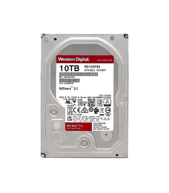 حافظه اچ دی دی اینترنال وسترن دیجیتال مدل HDD INTERNAL WD RED PLUS 10TB