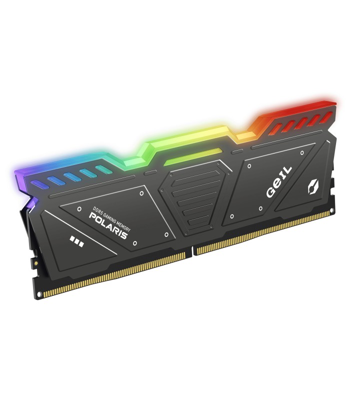 رم دسکتاپ گیل مدل PC RAM GEIL POLARIS 16GB DDR5 6000MHZ RGB 1.35V CL38