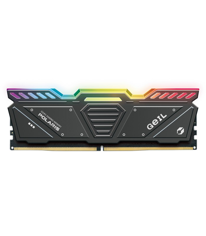 رم دسکتاپ گیل مدل PC RAM GEIL POLARIS 16GB DDR5 6000MHZ RGB 1.35V CL38