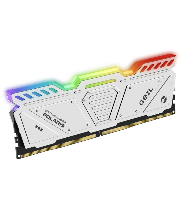 رم دسکتاپ گیل مدل PC RAM GEIL POLARIS 16GB DDR5 6000MHZ RGB 1.35V CL38