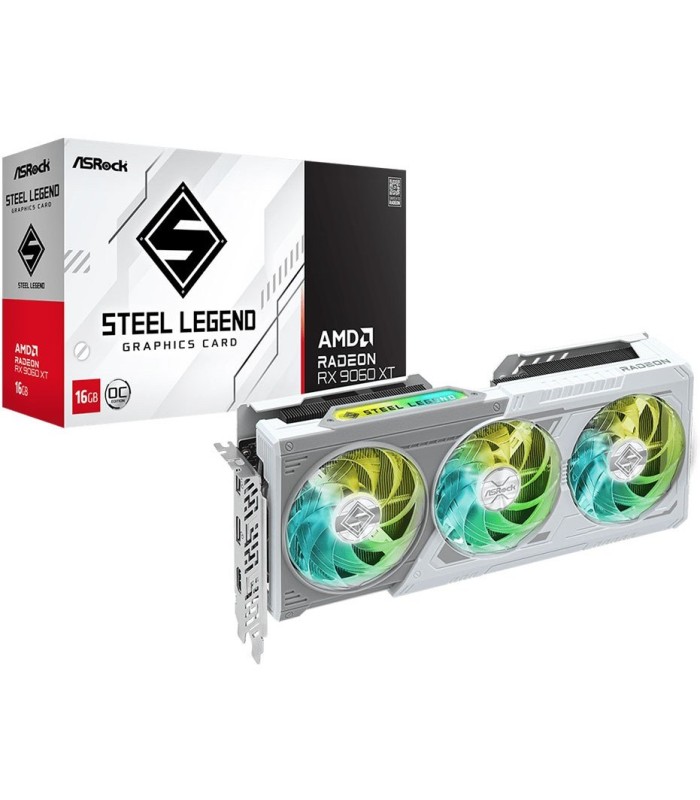 کارت گرافیک ازراک مدل VGA ASROCK RX 9060 XT OC Steel Legend 16GB