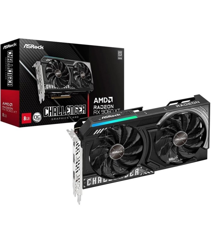 کارت گرافیک ازراک مدل VGA ASROCK RX 9060 XT Challenger 16GB