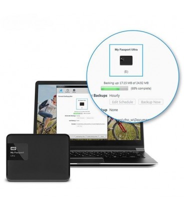 هارددیسک اکسترنال وسترن دیجیتال مدل My Passport Ultra Premium ظرفیت 1 ترابایت