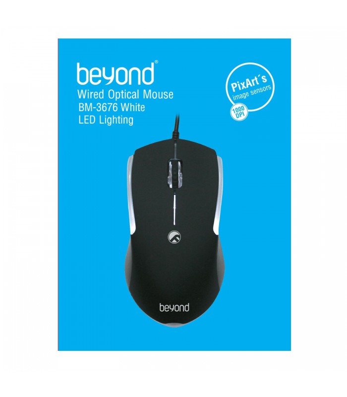 ماوس بیاند مدل Beyond White MOUSE BM-3676RGB