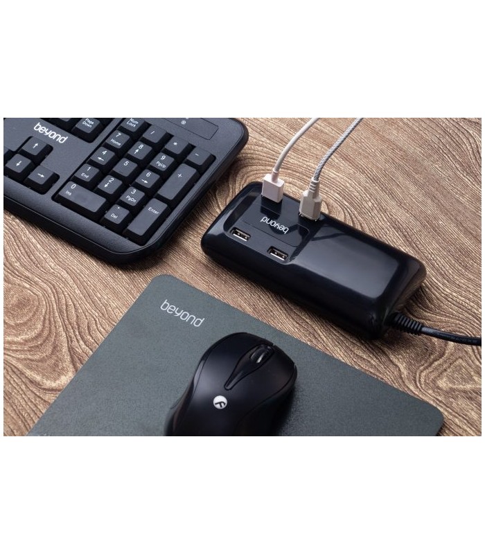 شارژر 4 پورت بیاند  Beyond BA-100 4 Port Charger