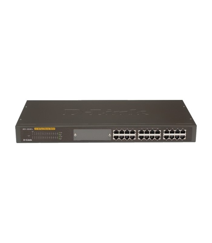دی لینک سوییچ 24 پورت DES-1024R + D-Link 24-Port 10/100Mbps Rack Mount Switch DES-1024R Plus