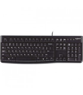 کیبورد باسیم لاجیتک K120 با حروف فارسی Logitech K120 Wired Keyboard With Persian Letters