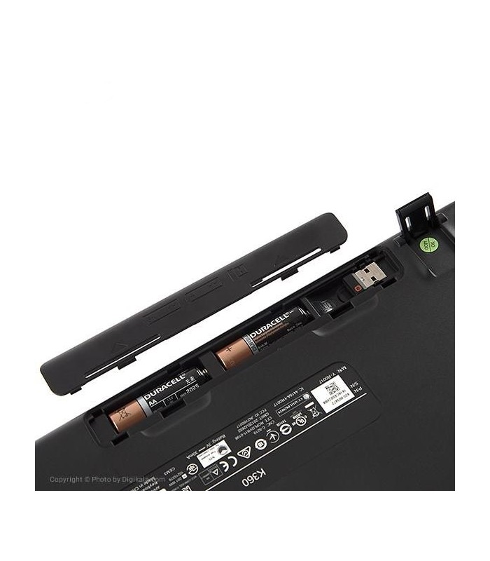 کیبورد بی سیم لاجیتک K360 با حروف فارسی Logitech K360 Wireless Keyboard With Persian Letter