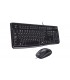 کیبورد و ماوس باسیم لاجیتک MK120 با حروف فارسی Logitech MK120 Wired Keyboard and Mouse With Persian Letters