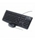 کیبورد و ماوس باسیم لاجیتک MK120 با حروف فارسی Logitech MK120 Wired Keyboard and Mouse With Persian Letters